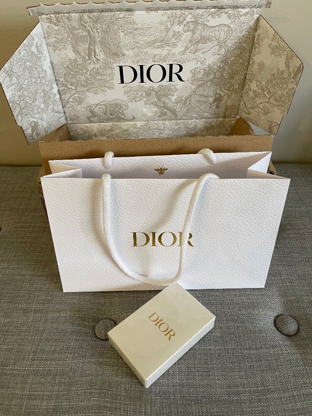 Dior Playing Cards with Gift Bag and Shipping Box